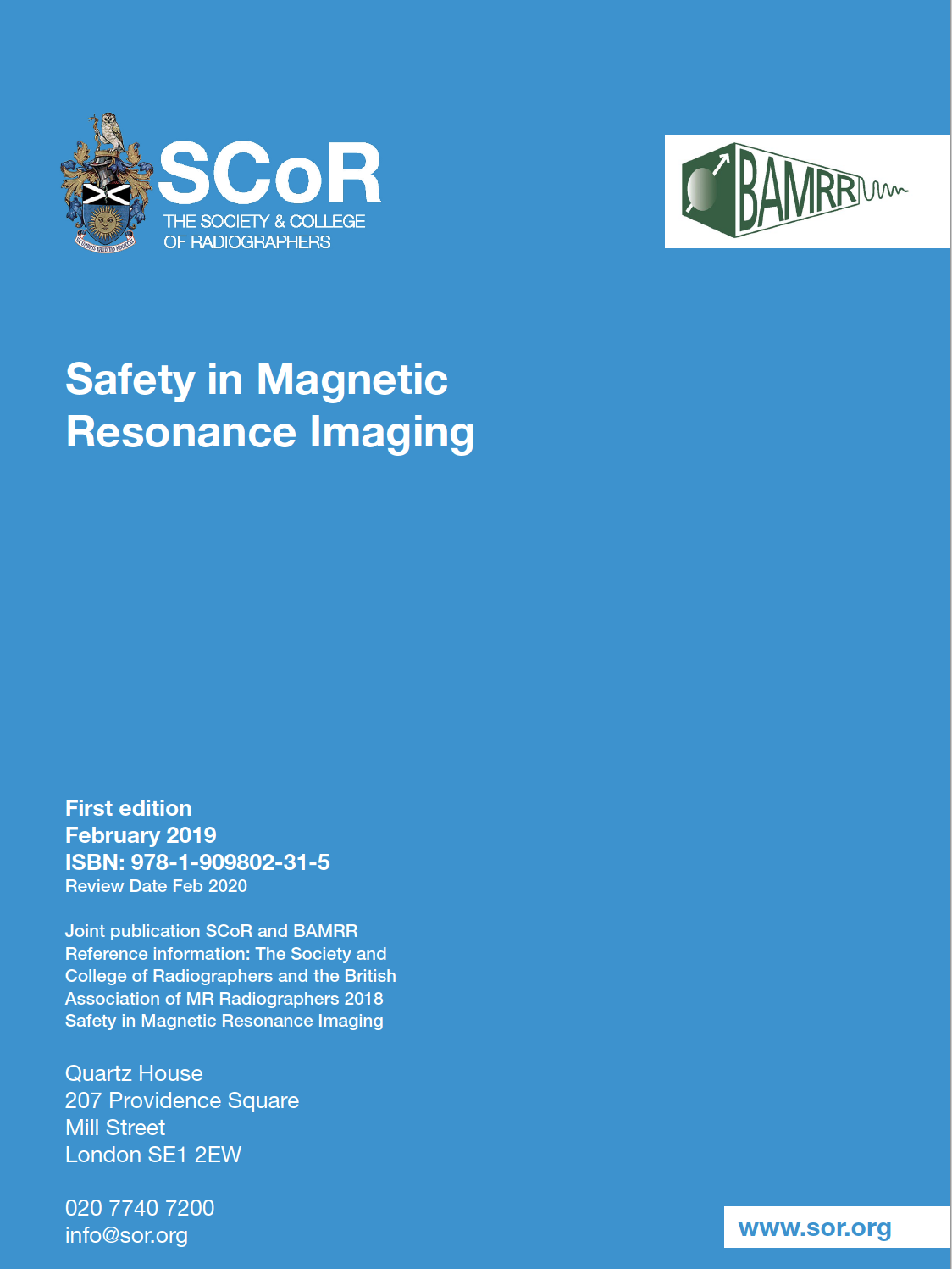 Safety In Magnetic Resonance Imaging Sor 3701