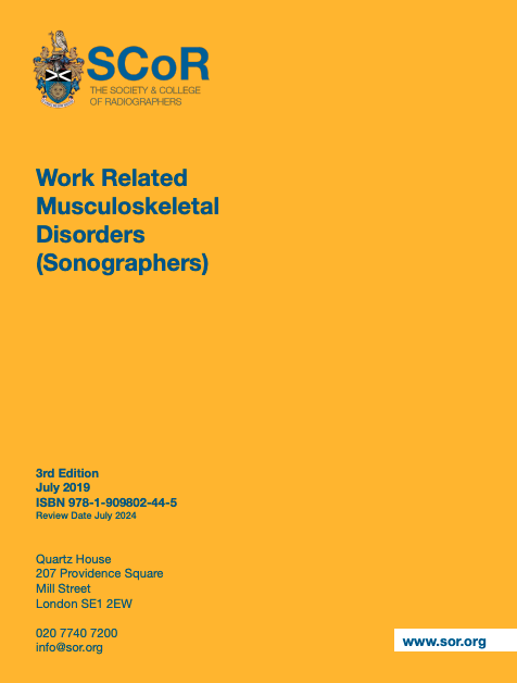 Work Related Musculoskeletal Disorders (Sonographers) | SoR